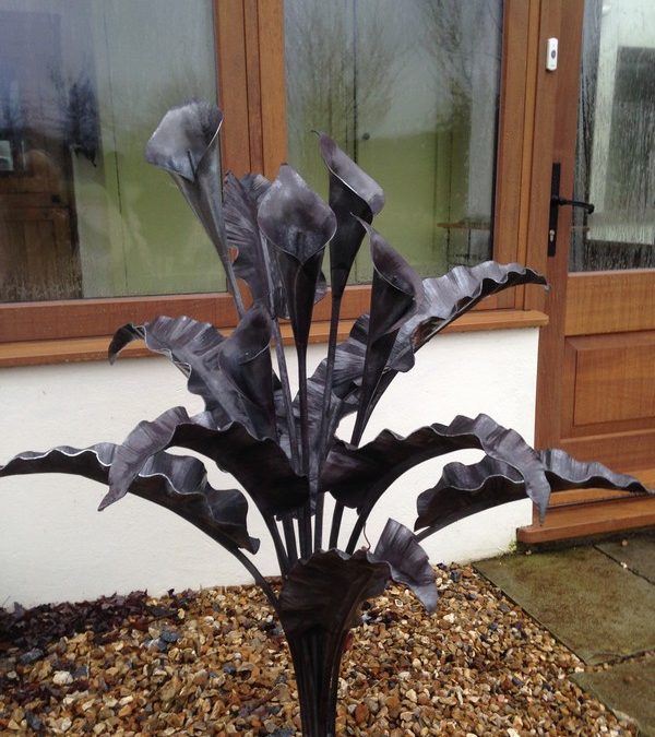 Arum Lily Garden Sculpture
