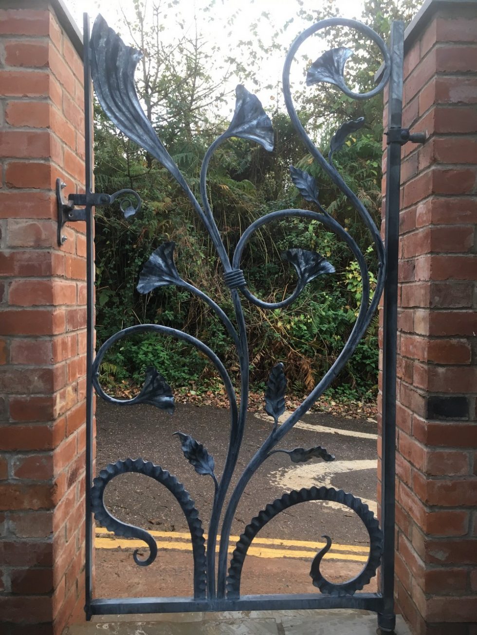 Organic Garden Gate ASH Ironworks
