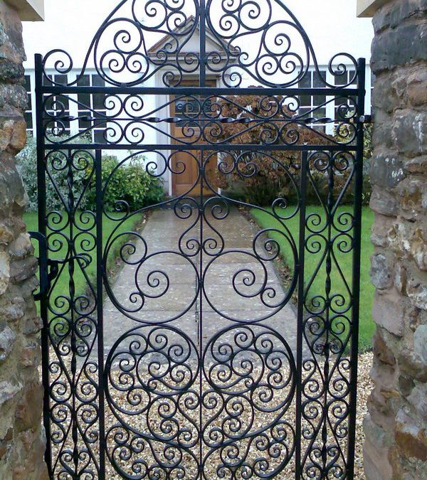 Wrought Iron Garden Gate